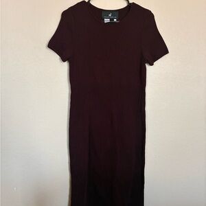 Peruvian Plum Midi Dress